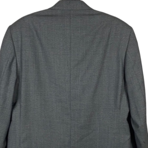 Oscar De La Renta Vintage Plaid Wool Blazer size 42L - Picture 6 of 10